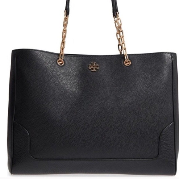 Tory Burch Handbags - Tory Burch Black Leather Marsden XL Tote Shoulder